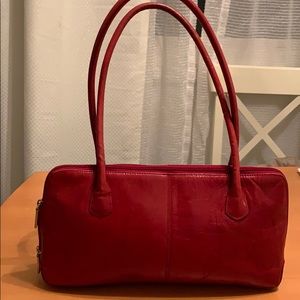 Hobo Red Leather Purse